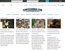 Tablet Screenshot of forcechange.com